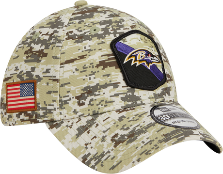 Ravens New Era 39THIRTY 2023 Salute to Service Hat