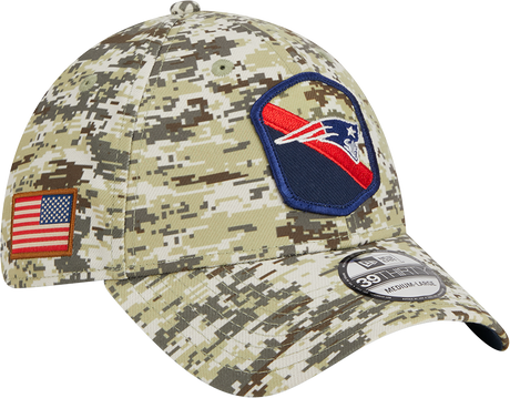 Patriots New Era 2023 39THIRTY Salute to Service Hat
