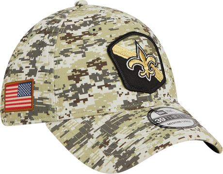 Saints New Era 2023 39THIRTY Salute to Service Hat