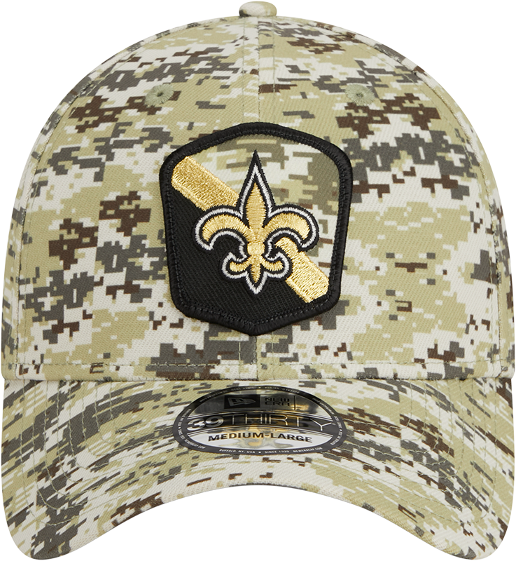 Saints New Era 2023 39THIRTY Salute to Service Hat