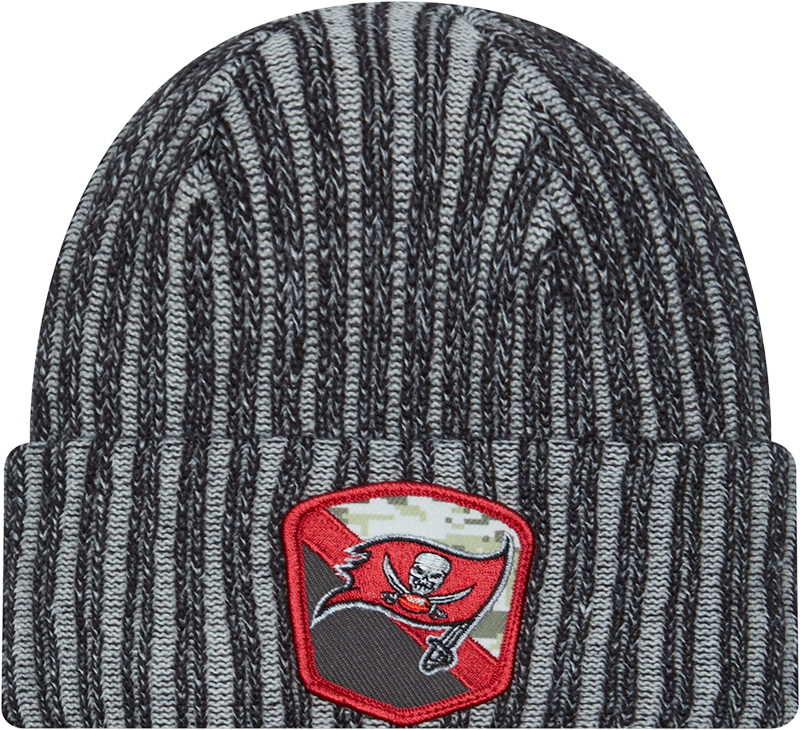 Buccaneers New Era 2023 Salute to Service Knit Hat