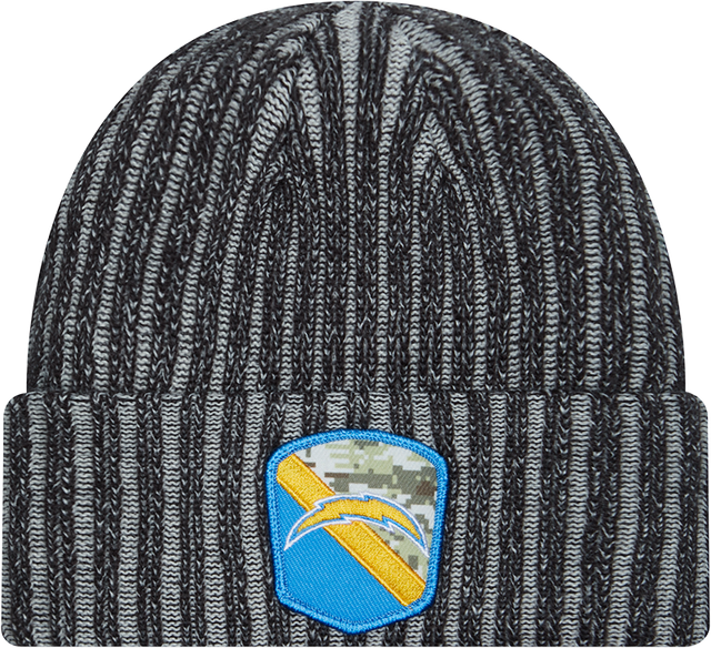 Chargers New Era 2023 Salute to Service Knit Hat