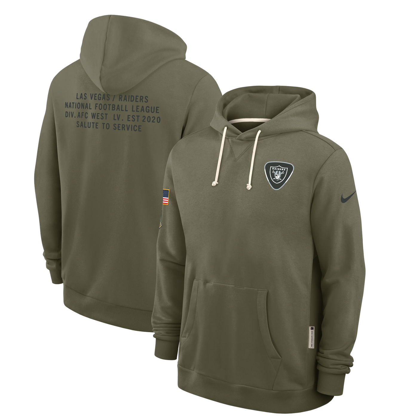 Raiders 2025 Nike Men's Salute to Service Hoodie