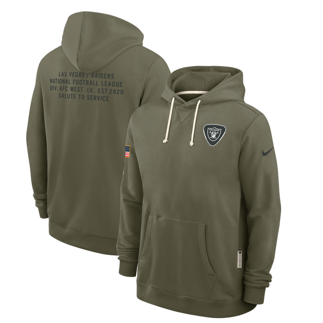 Raiders 2025 Nike Men's Salute to Service Hoodie