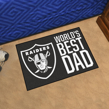 Raiders World's Best Dad Starter Mat