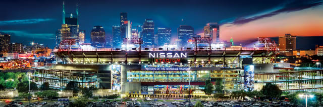 Titans 1000pc Panoramic Puzzle - Stadium View
