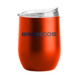 Broncos Powder Coat Curved Beverage Glass