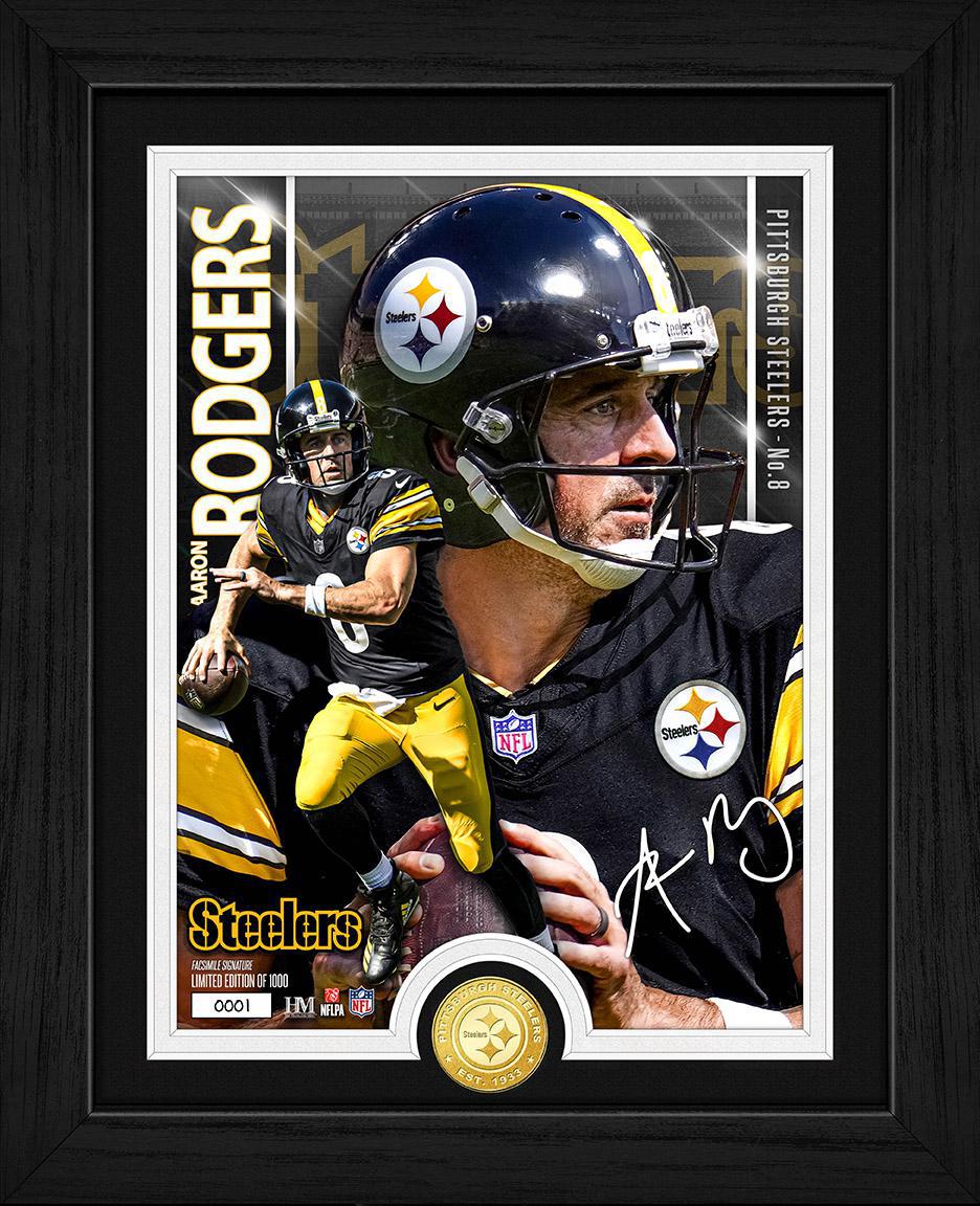 Steelers Aaron Rodgers Artist Proof Bronze Coin Photo Mint