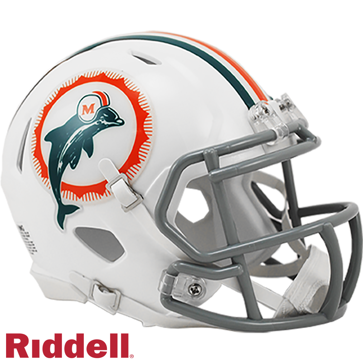 Dolphins 1972 Speed Mini Throwback Helmet