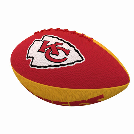 Chiefs Logo Brands Rubber Junior Grip Football