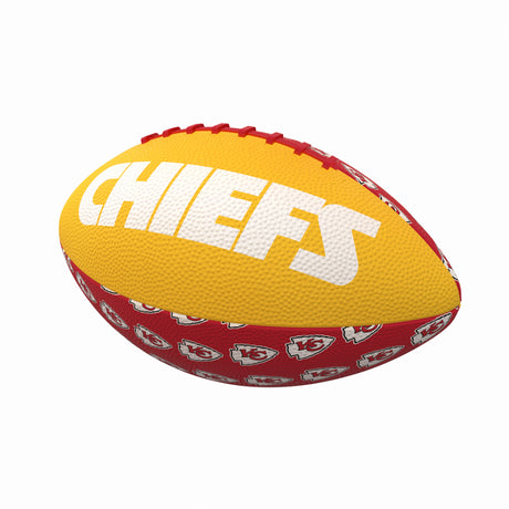 Chiefs Logo Brands Rubber Mini Football