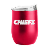 Chiefs Powder Coat Curved Beverage Glass