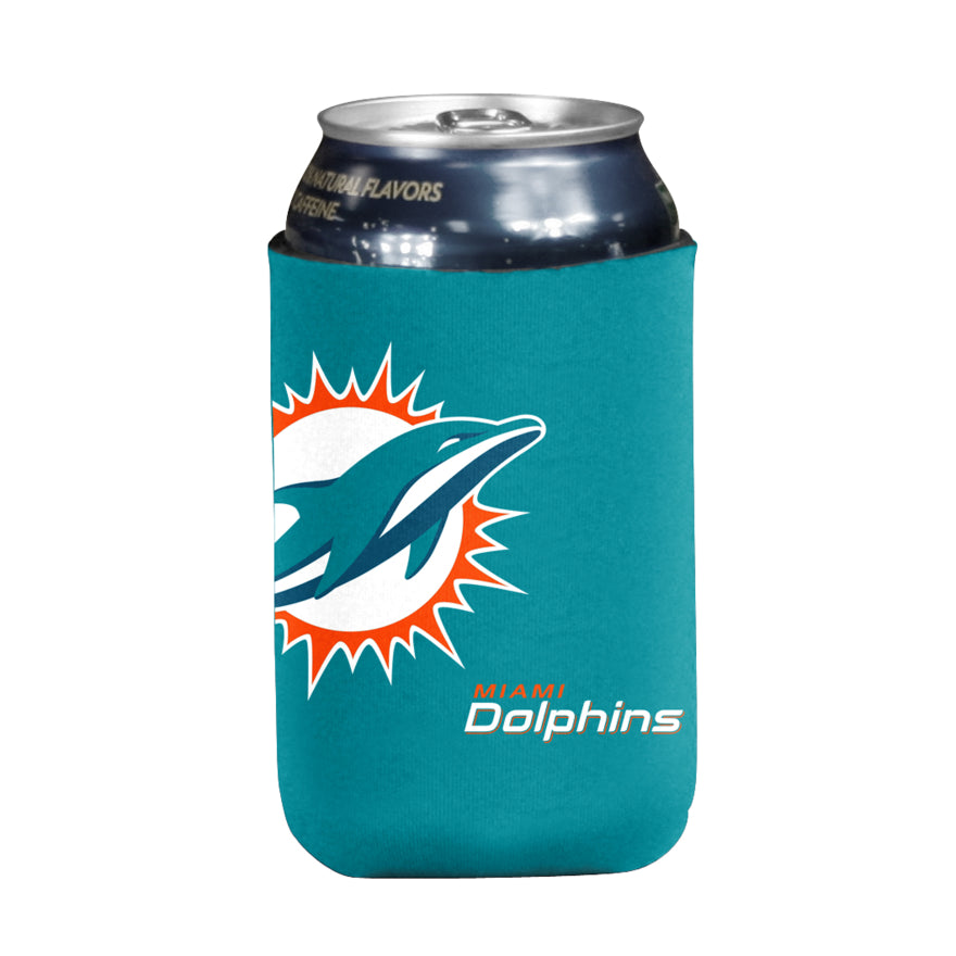 Dolphins Flat Koozie