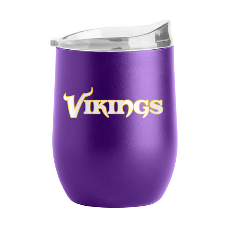 Vikings Powder Coat Curved Beverage Glass