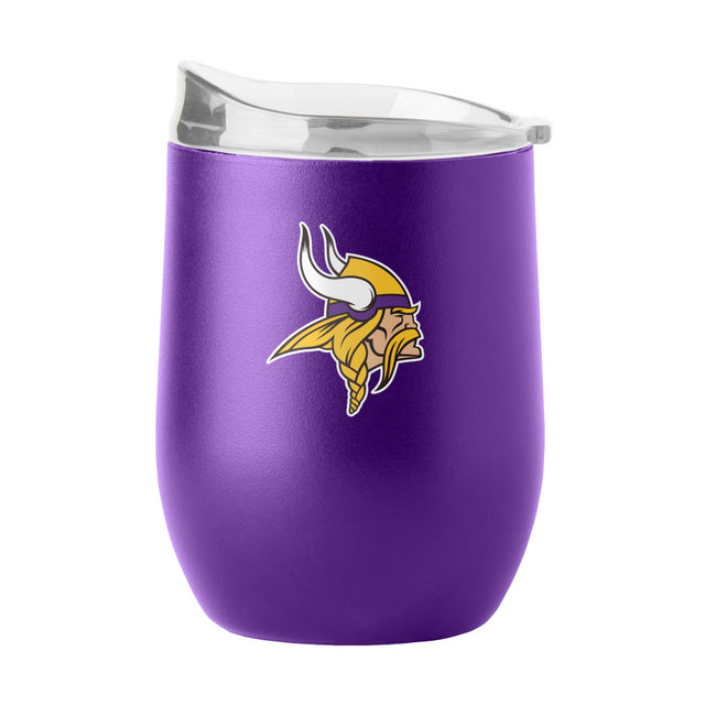 Vikings Powder Coat Curved Beverage Glass