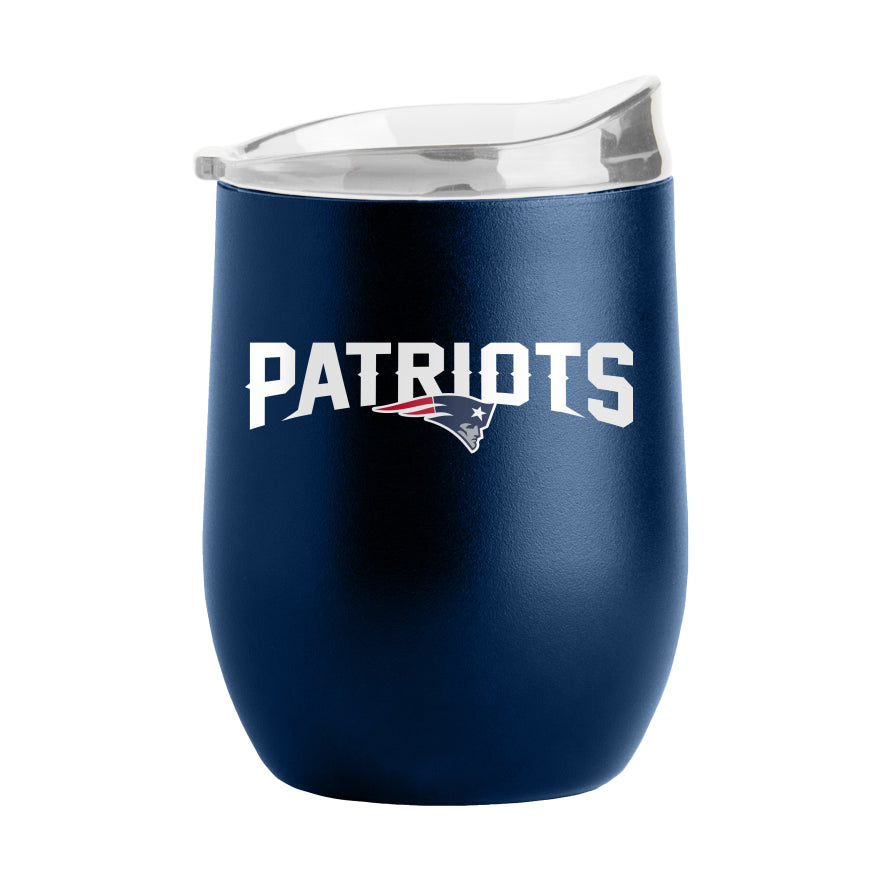 Patriots Powder Coat Curved Beverage Glass