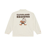 Browns 2026 Mitchell & Ness Men's NFL Retro Roots Coaches Jacket (10355343229204)