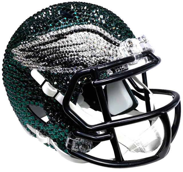 crystal football helmet for bead bracelets Eagles Swarovski Crystal Mini Helmet