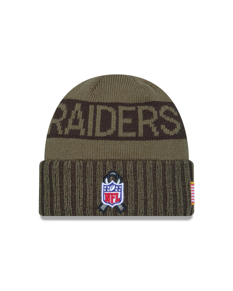 Raiders 2025 Men's New Era Salute to Service Knit