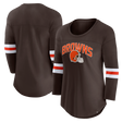 Browns Women's Fanatics First Team Arch 3/4 Sleeve T-Shirt