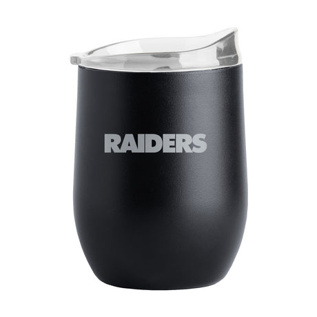 Raiders Powder Coat Curved Beverage Glass