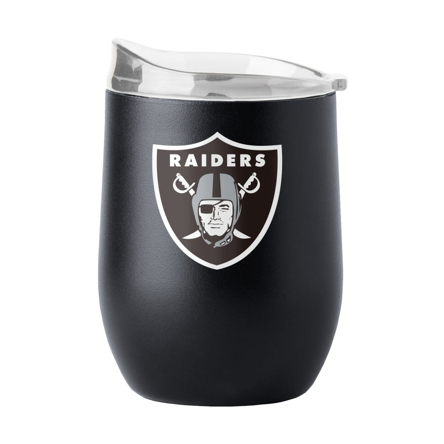 Raiders Powder Coat Curved Beverage Glass