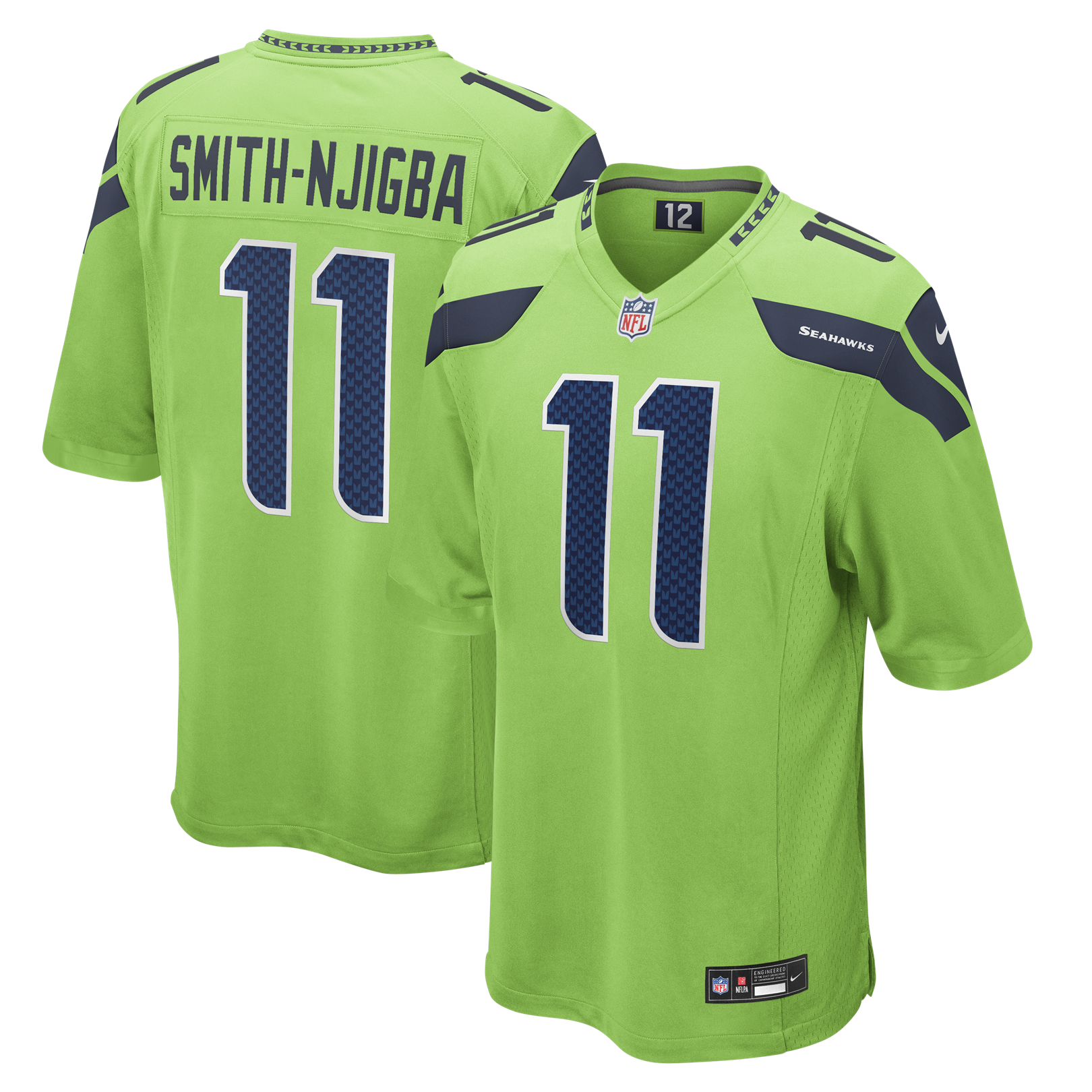 Seahawks Jaxon Smith-Njigba Nike Men's Green Game Jersey – Pro