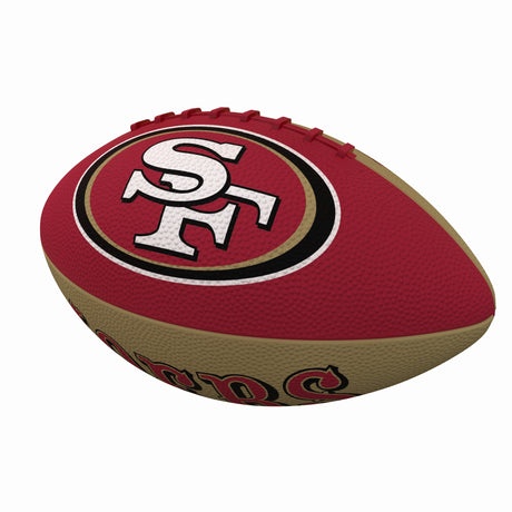 49ers Logo Brands Rubber Junior Grip Football