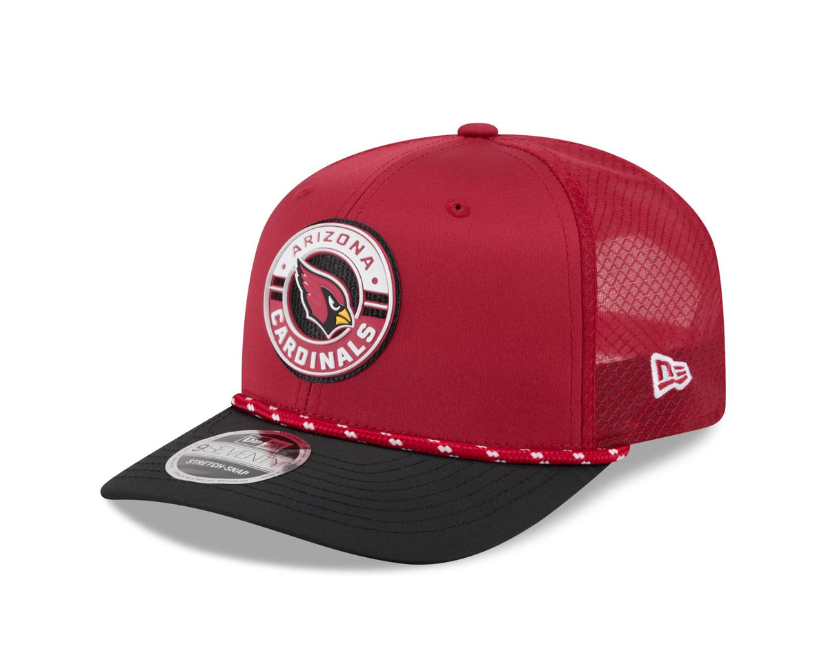 Cardinals 2026 New Era Men's 9SEVENTY Stretch Snap Two-Tone Hat Pro Football Hall of Fame