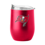 Buccaneers Powder Coat Curved Beverage Glass