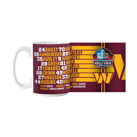 Commanders Hall of Famers Mug