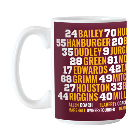 Commanders Hall of Famers Mug