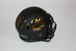 Drew Brees Autographed Hall of Fame Black Mini Helmet with HOF Inscription