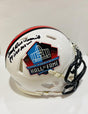 Dick Vermeil Class of 2022 Autographed Hall of Fame White Mini Helmet With HOF Inscription