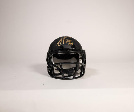 Julius Peppers Autographed Hall of Fame Black Mini Helmet