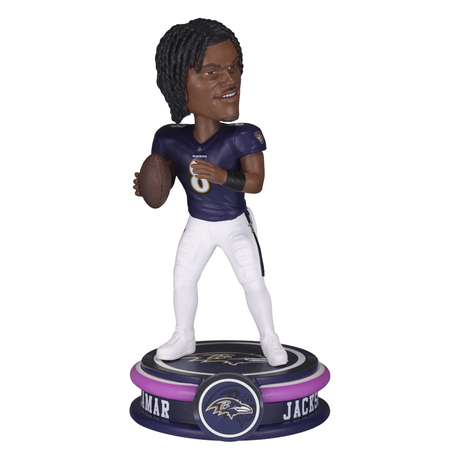 Ravens Lamar Jackson 8 Inch Neon Bobblehead