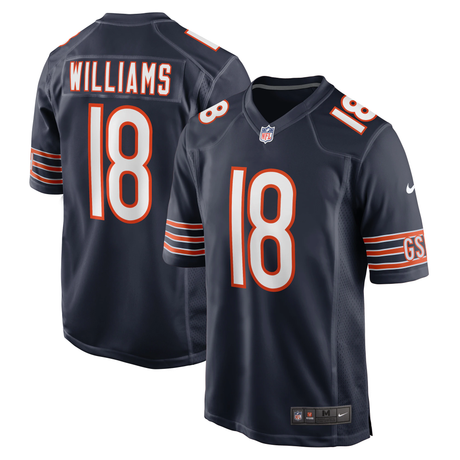 Bears Caleb Williams Men's Navy Nike Game Jersey