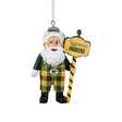 Packers Santa Overalls Ornament