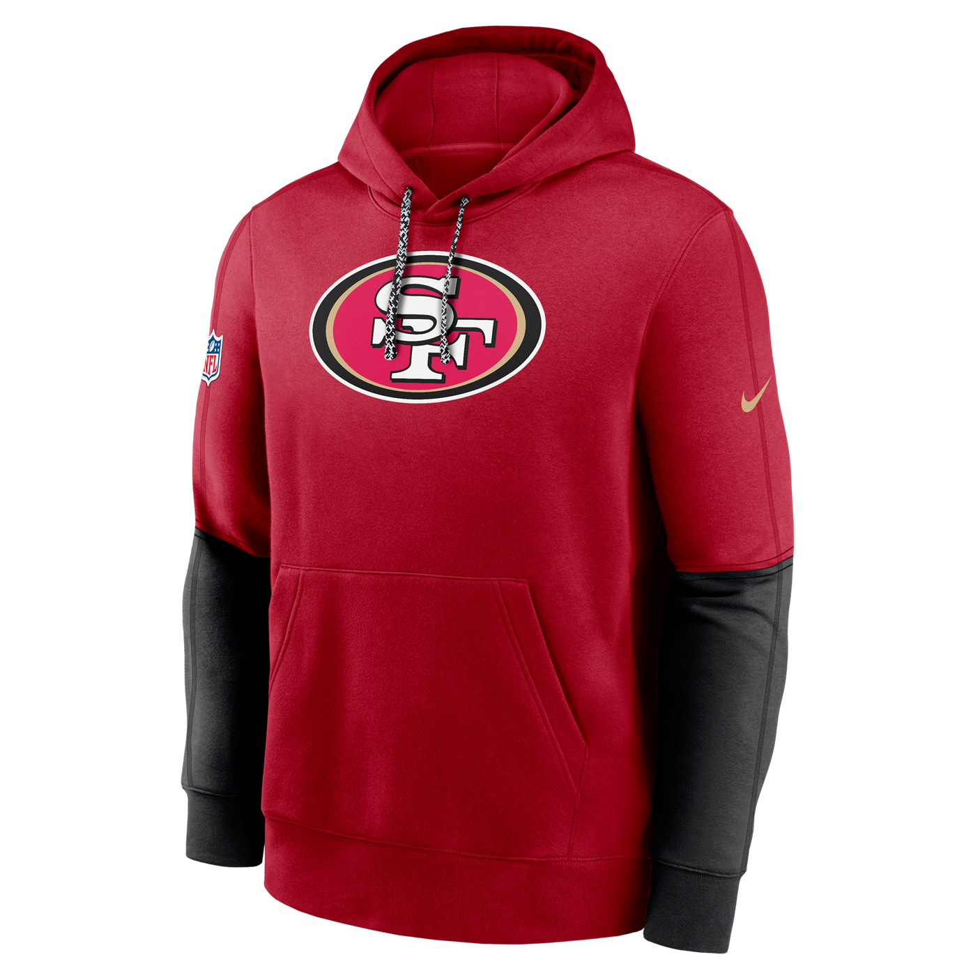 49ers 2024 Nike Men's Sideline Club Sweatshirt