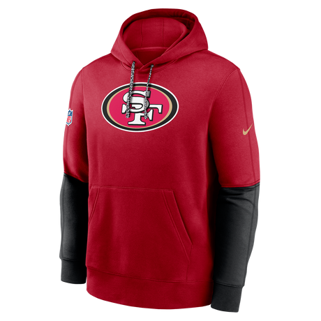 49ers 2024 Nike Men's Sideline Club Sweatshirt