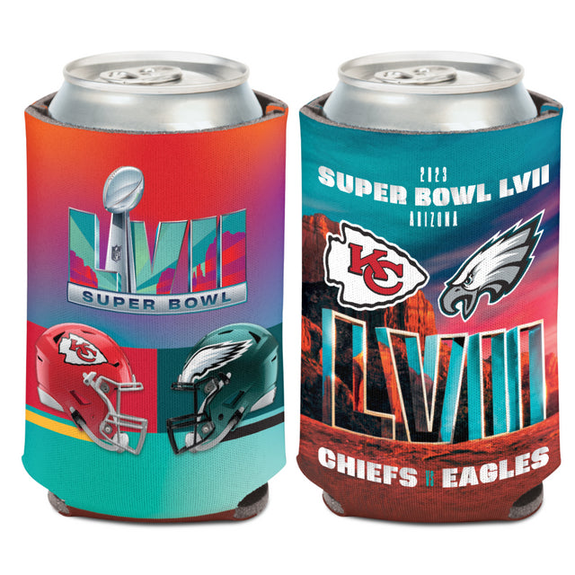 Super Bowl LVII Dueling Can Cooler