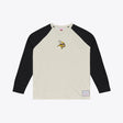 Vikings 2026 Mitchell & Ness Retro Roots Premium Long Sleeve T-Shirt