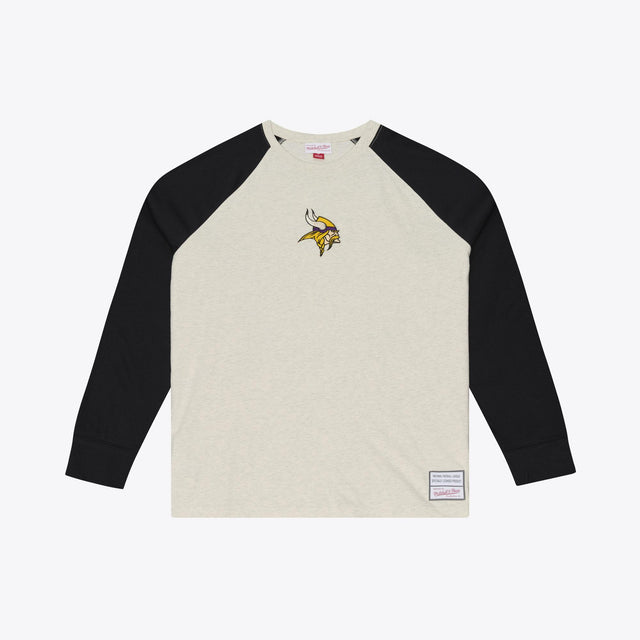 Vikings 2026 Mitchell & Ness Retro Roots Premium Long Sleeve T-Shirt