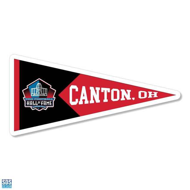 Pro Football Hall of Fame 3" Pennant Vinyl Decal