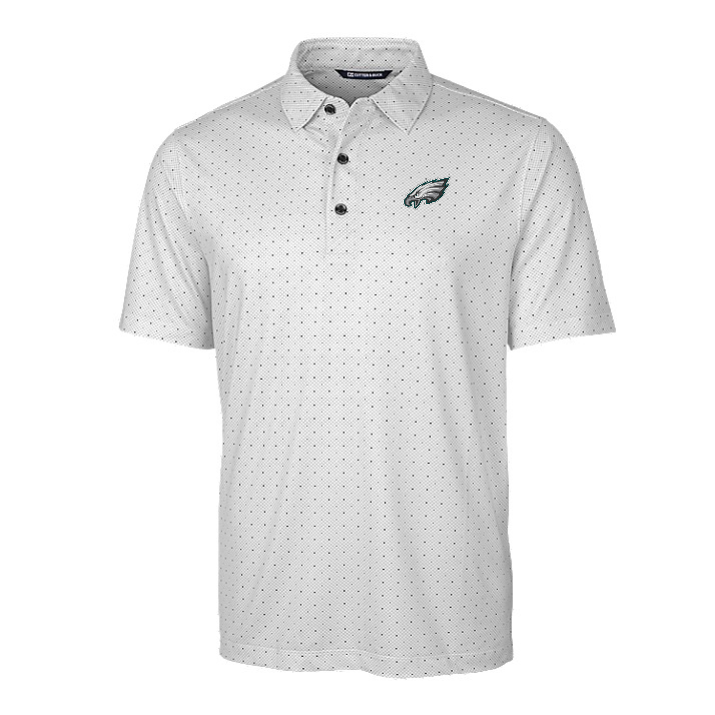 Eagles Pike Double Dot Print Stretch Polo