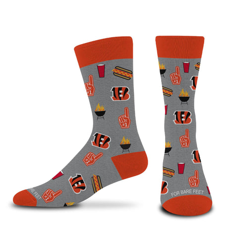 Bengals Tailgate Dress Sock