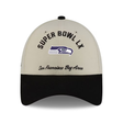 Seahawks 2026 New Era Men's NFC Super Bowl LX (60) 9FORTY Stretch Snap Participation Hat