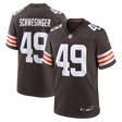 Browns Carson Schwesinger Men's Nike Game Jersey