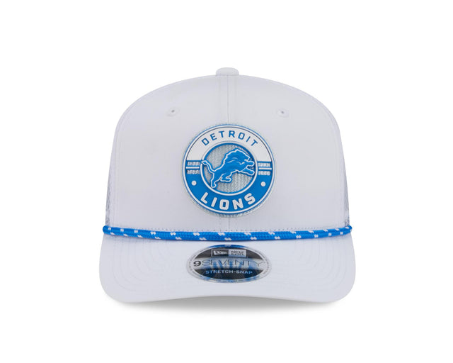Lions 2026 New Era Men's 9SEVENTY Stretch Snap Two-Tone Hat Pro Football Hall of Fame