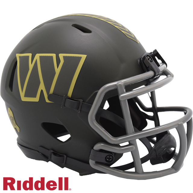 Commanders 2025 Salute to Service Mini Helmet